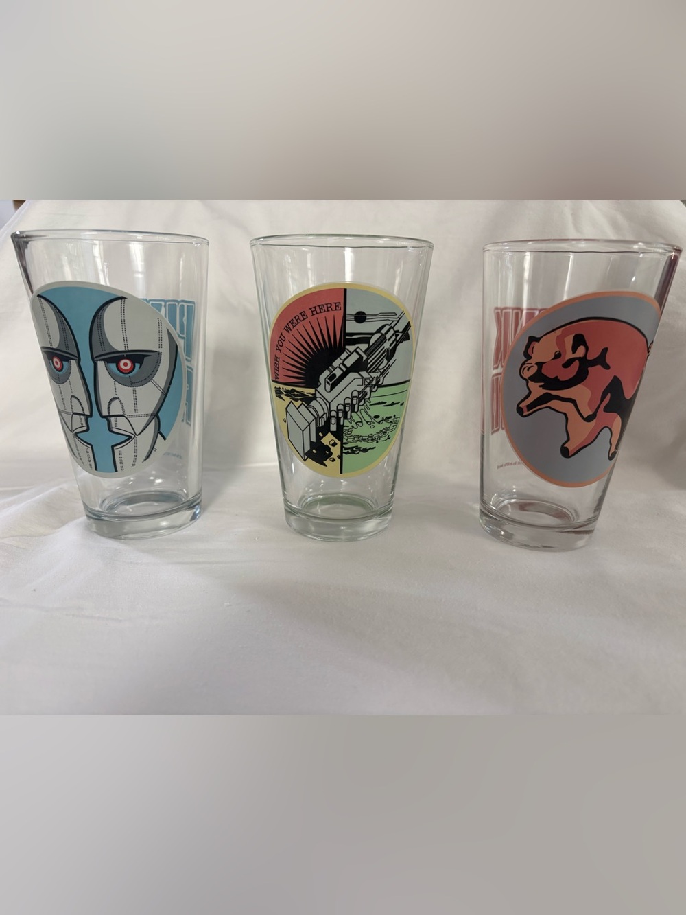 Pink Floyd 16oz Glasses - Set of 3